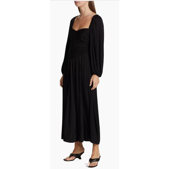 The Westside Vivian Ruched Maxi Dress Size Small - Picture 2 of 8